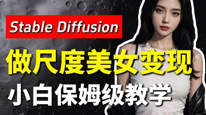 AI真人转绘实战！高颜值「女神写真」生成到变现，保姆级避坑指南！自媒体涨粉变现超快！