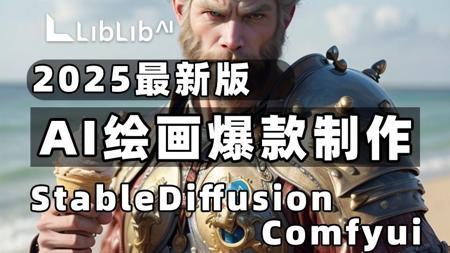 【StableDiffusion教程】LibLibAI进阶教程！AI爆款制作教程全面掌握StableDiffusion和ComfyUI生图教程