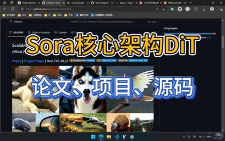 Sora底层技术架构:Diffusion Transformer的论文、项目和源码