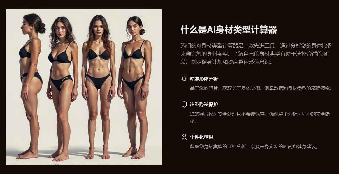AI身材类型计算器