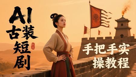 【保姆级教程】AI古装爆款短剧制作，12个作品涨粉100万，手把手教你青椒云+WebUI+FramePack+CosyVoice+Heygem玩转AI短剧赛道！