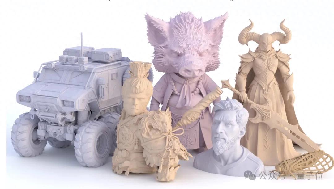 刷新3D生成上限！一键生成精细到毛发的3D资产
