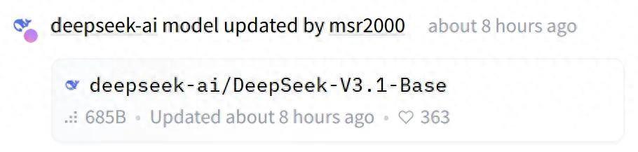 DeepSeek开源新基础模型，但不是V4，而是V3.1-Base