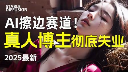 【AI视频】AI擦边赛道日入4位数：DeepSeek+即梦+SD终极组合拳，3分钟生成擦边爆款，真人博主末日来临！