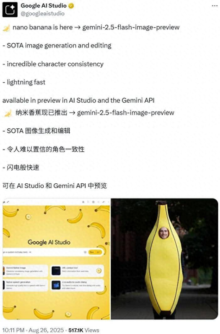 谷歌nano banana正式上线：单图成本不到3毛钱，比OpenAI便宜95%