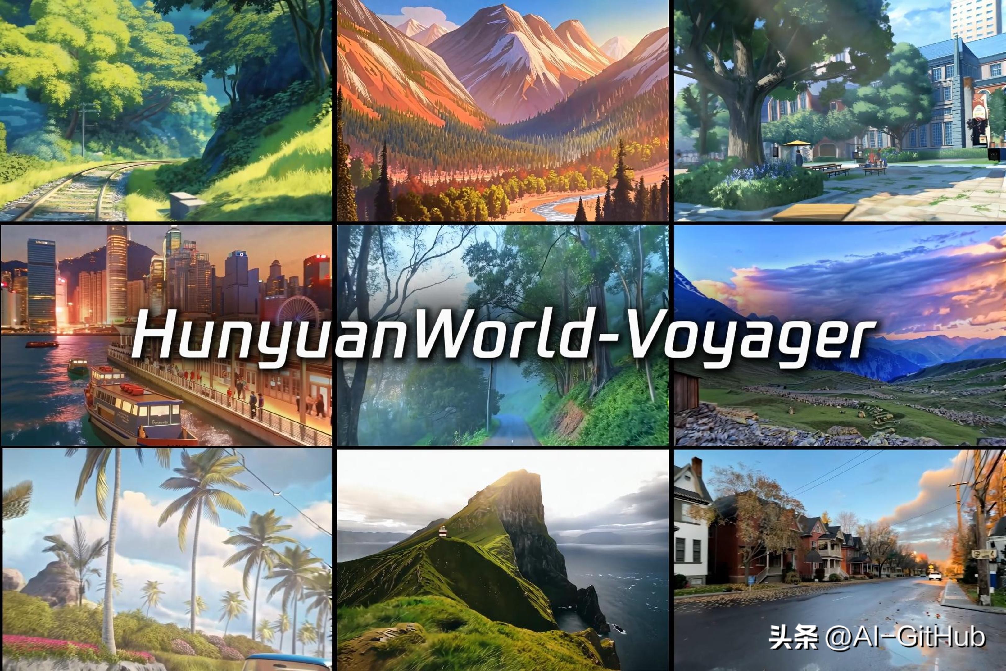 腾讯开源超长漫游世界模型：HunyuanWorld-Voyager！
