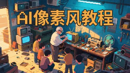 AI像素风怎么做?喂饭教程来啦