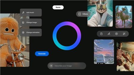 Meta推出AI视频生成平台Vibes，轻松创作和分享 AI 短视频